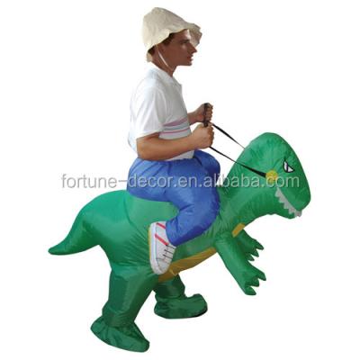 China 200cm High Game Party Costume Inflatable Dinosaur Costume Halloween Costume for sale