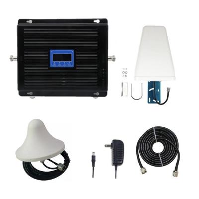 China Signal Booster 900 Four Band Signal Booster 1800 2100 2600 Mhz Multi Bands 2g 3g 4g Mobile Cellular Network Signal Booster for sale