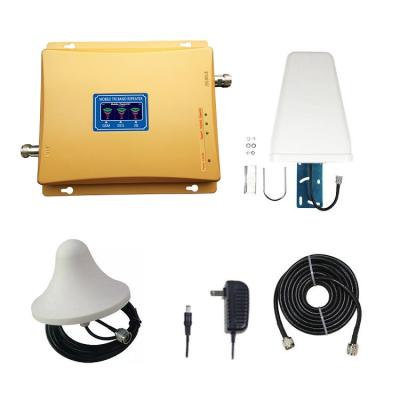 China Signal Enhancement Home Village Signal Supplement Device Equipment 900 1800 2100mhz Gsm 2g 3g 4g Mobile Phone Signal Booster for sale