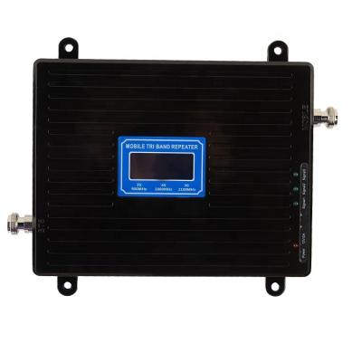 China Signal Booster B1 B3 B8 Mobile Signal Booster B1 B3 B8 Tri Band Network Signal Booster 2g 3g 4g With Outdoor Antenna And Indoor Ceiling Antenna for sale