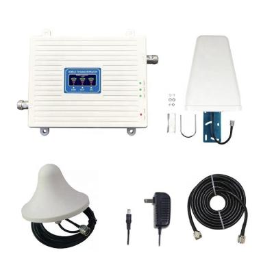 China Hot sale B1 B3 B5 band 850mhz 1800mhz 2100mhz CDMA signal booster band 850mhz 1800mhz 2100mhz CDMA mobile signal booster repeater triband DCS 3G WCDMA 2g lte 3g and 4g repeater for sale