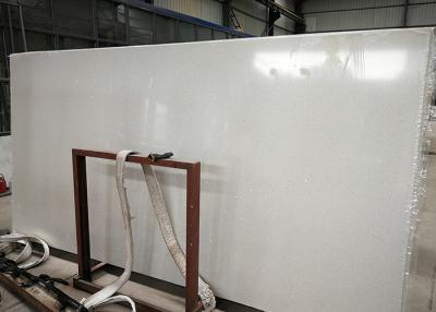 China Pure White Manmade 2800X1800mm 3cm Oversized Quartz Slabs for sale