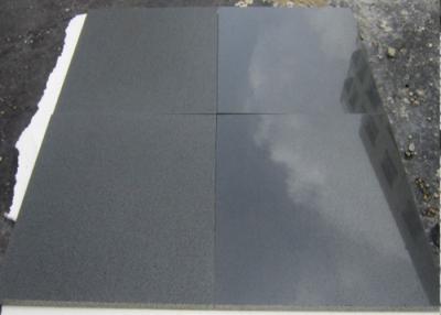 China 60x60cm 1cm Hainan Black Basalt Stone Tiles For Countertops for sale