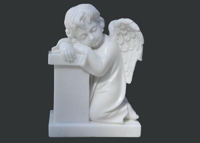 China 100x14x10cm G603 Crying Angel Granite Tombstone for sale