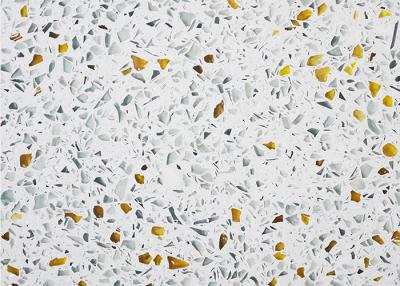 China 20mm Polished​ Terrazzo Floor Tile With Black Dots for sale