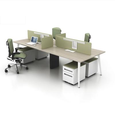 China Modern Design Convertible Steel Legs Concise Modular Office for Staff for sale