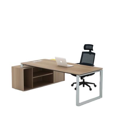 China Other Furniture L Shape Laptop PC Modern Design Luxury Executive Desk For Office Manager for sale