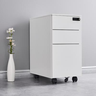 China (Other) Adjustable Steel 3 Wheel Combination Lock Drawer SPCC Lockable Filing Cabinet for sale