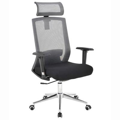 China High Back Executive Swivel Swivel Mesh Office Chair With Headrest for sale