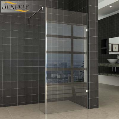 China Traditional walk-in corner with grab bar shower glass BL-112 for sale