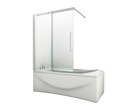 China Traditional 8mm Sliding With Big Wheels Bathtub Screen BL-B045 for sale