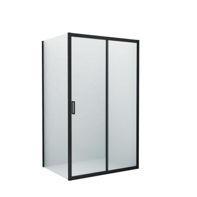 China Matt Sliding Door Shower Enclosure black cheap modern BL-S011 for sale