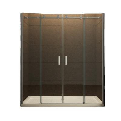 China Big Wheels SS304 Modern Double Sliding Shower Enclosure BL-045D for sale