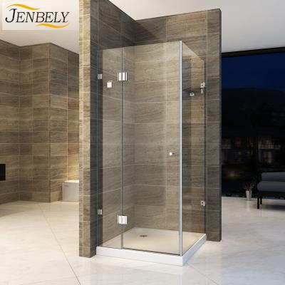 China Frameless Modern Square Hinge Shower Enclosure BL-F502 for sale