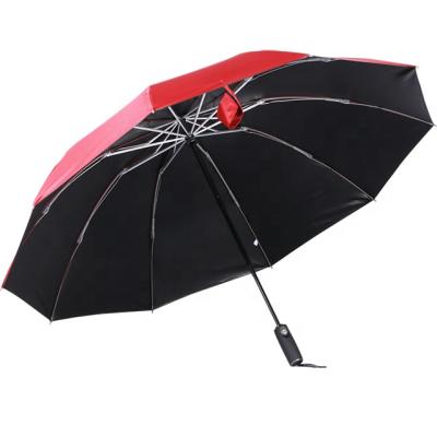 China Minimalist Customized Emblem Printed Reflective Umbrella, Compact Inverted Umbrella, Fully Automatic Opening and Closing Folding Umbrella for sale