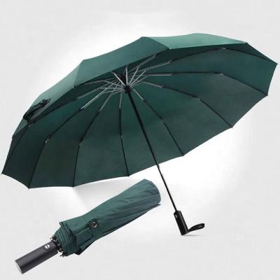 China Modern Umbrella Folding Three Times Wind Rain Student Sun Umbrella Modern Fully Automatic Big Folding Umbrella for sale