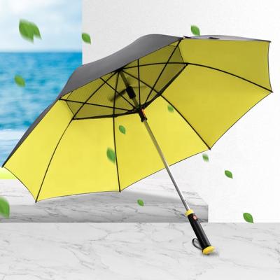 China Contemporary Ultraviolet Waterproof USB Fan Umbrella Anti Charging Umbrella With Charger for sale