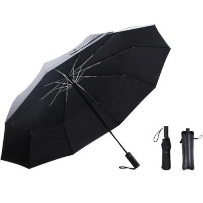 China Minimalist Automatically Open And Retract Triple 10 Rib Umbrella Umbrella for sale