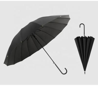 China High Quality Minimalist Japanese Style Sun Protection Umbrella 16 Long Bone Reinforced Windproof Umbrella for sale