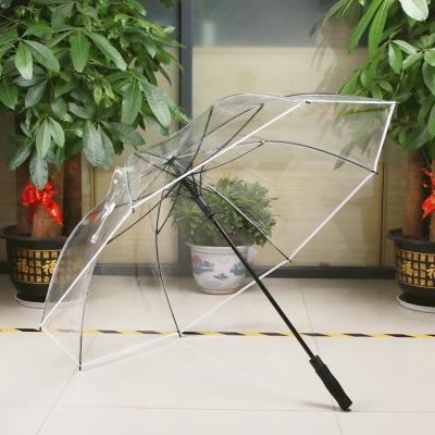 China High Quality Transparent Umbrella 75 Inch Minimalist Oversized Automatic Umbrella Gift Umbrella for sale