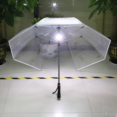 China Modern Transparent Umbrella Customized Umbrella 25 Logo Umbrella With Led Light for sale