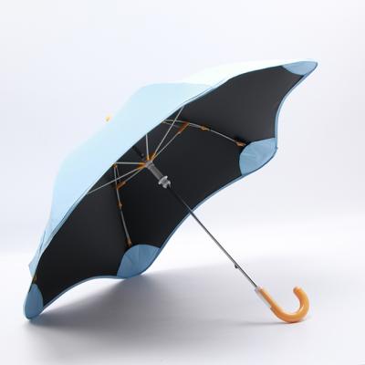 China Cute Children's Cartoon Rounded Safety Smash-Resistant Umbrella Corner Design Kids Glowing Umbrella for sale