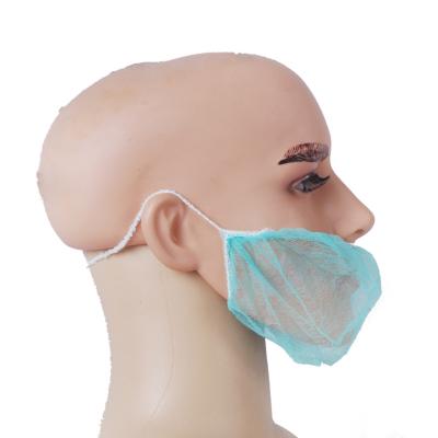 China Manufacturer Disposable Food Industry Disposable Nonwoven Protective Beard Cover for sale