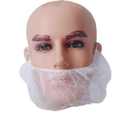 China Lightweight and Comfortable Disposable PP Manufacturer Polypropylene Beard Restraint Beard Cover for Food and Medical Industry for sale