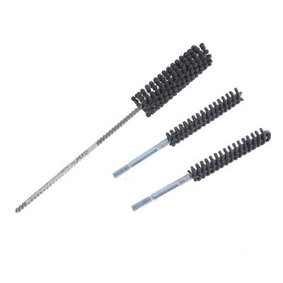 China Durable.Wear-resistant cylindrical steel wire round brush steel pipe brush cylindrical original manufacturer direct supply high cost performance for sale