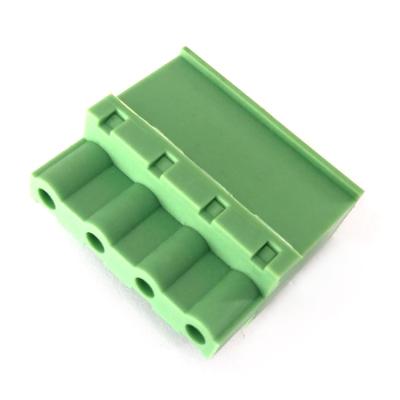 China Cu+plastic pitch vertical 5.08mm pitch screw connector hot sale 5.08mm terminal block for sale