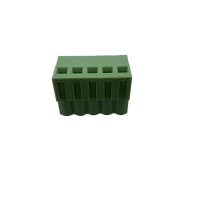 China Hot sale 5.08mm Cu+plastic vertical pitch screw connector vertical terminal block for sale