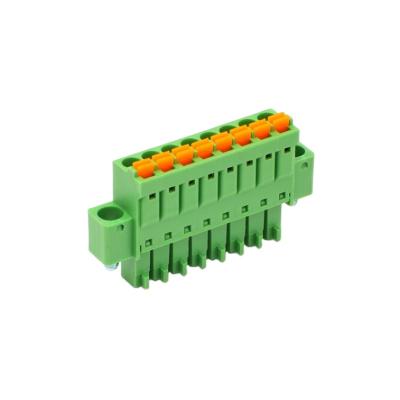 China 3.50mm Pitch Way Low Profile Plug In Terminal Block, PCB Connector Socket 3.50mm for sale