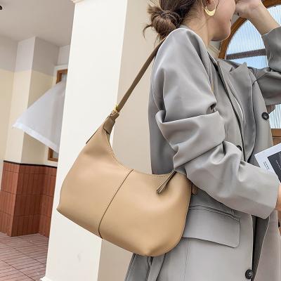 China Fashionable Simple Custom Logo Tote Shoulder Bag High Quality Large Capacity Genuine Leather Luxury Handbags For Women High Quality for sale