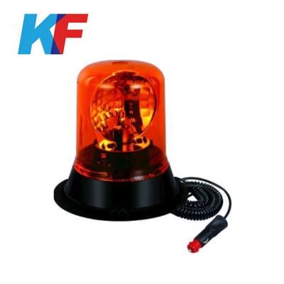 China Rotate 12/24V H1 Ambulance Halogen Strobe Beacon Rotating Magnet Rising Amber Emergency Rovolving Warning Light, KF-WB-47M for sale