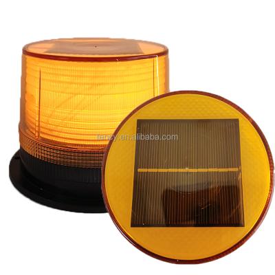 China 90h Traffic Flash Solar Powered Traffic Flashing Beacon Solared Rechargeable Warning Lights for sale