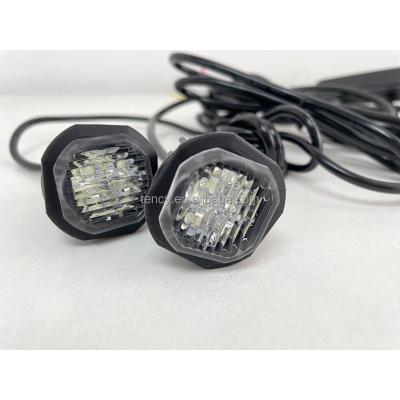 China With Memory Function 2*5w Hideaway LED Strobe Light Heads Outdoor Mount LED Strobe Warning Lights for sale