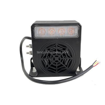 China Warning Light 2 in 1 Reverse 12-24V Alarm Warning Light Strobe Alarm Truck Work in 5 Mode for sale