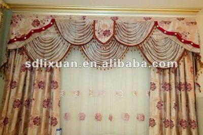 China Blackout Living Room Home Curtain With Drapery Set for sale