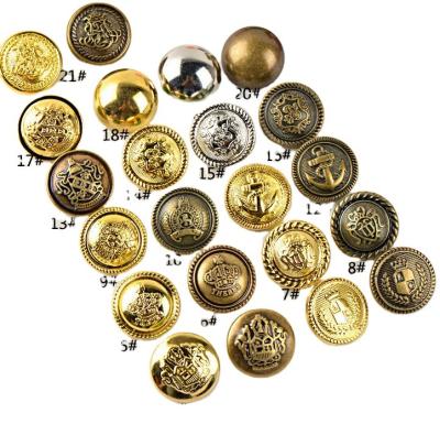 China Competitive price viable high quality metal round button for clothes for sale