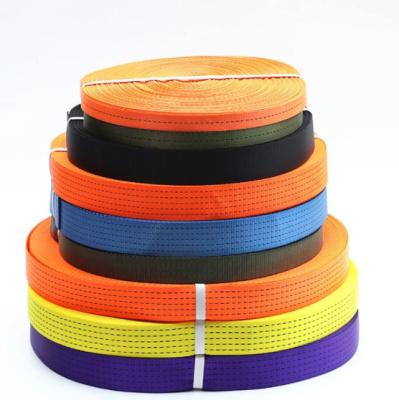 China Viable Factory Wholesale High Quality 1-4 Inch Customized Cargo Lashing Polyester Webbing 47 Mm Seat Belt for sale