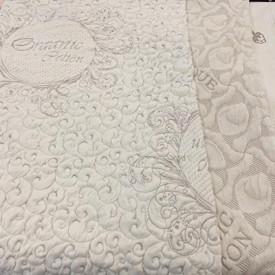 China Factory Supply Wholesale High Quality Antibacterial Spandex Stretch Breathable Organic Cotton Jacquard Home Textile Mattress Fabric for sale