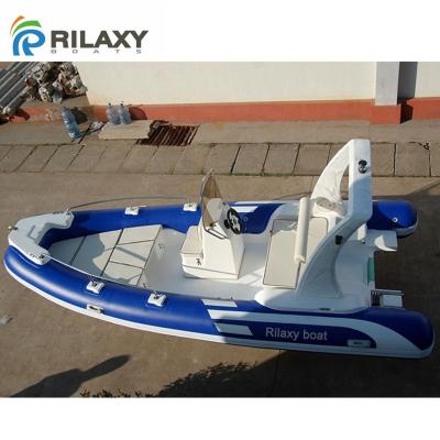 China 18ft Fiberglass Boat Rigid Inflatable Fiberglass Boat Fishing Boat for sale