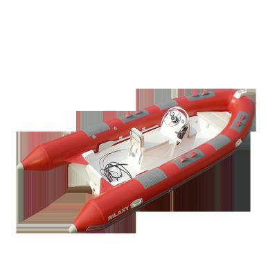 China PVC RILAXY Luxury Inflatable Fishing Rowing Boat with 50HP Motor for sale