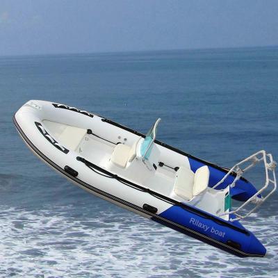 China PVC China Military Rescue Patrol Fiberglass V Hull RIB Boat for sale