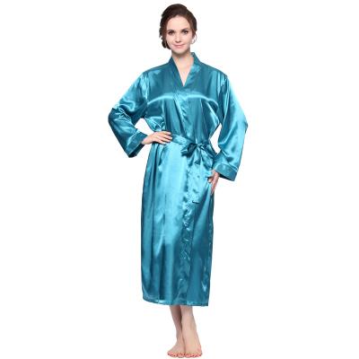 China QUICK DRY Silk Cord Satin Women Long Dresses for sale