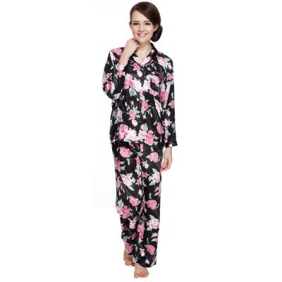 China Wholesale QUICK DRY Pajamas For Women Soft Long Sleeve Sleepwear PJ Set Loungewear Pajamas Two Piece Set S-XL for sale