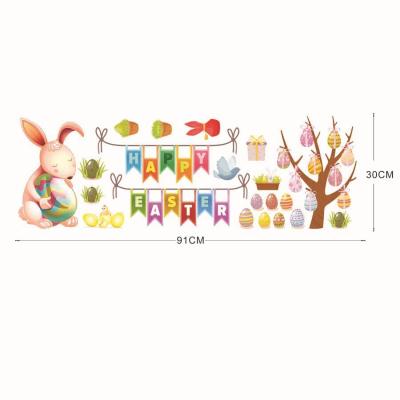 China Home WALL STICKER Wall Stickers Decorations Easter Eggs Easter Decoration Wall Stickers for sale