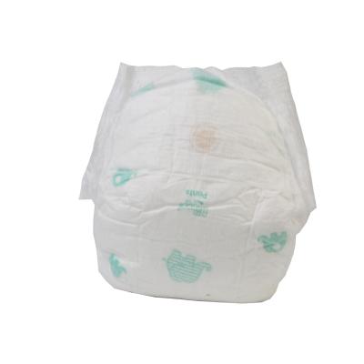 China Non Woven Fabric 2021 Fashion Baby Diapers Wholesale Soft Breathable Disposable Baby Diaper for sale