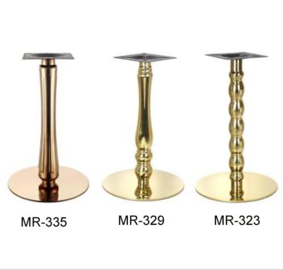 China Furniture Parts Stainless Steel Table Base Table Legs in Gold or Chrome for Large Table Top for sale