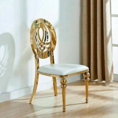 China Phoenix Chair Hot Sale Wedding Party Gold Stainless Steel Phoenix Dining Chair for sale